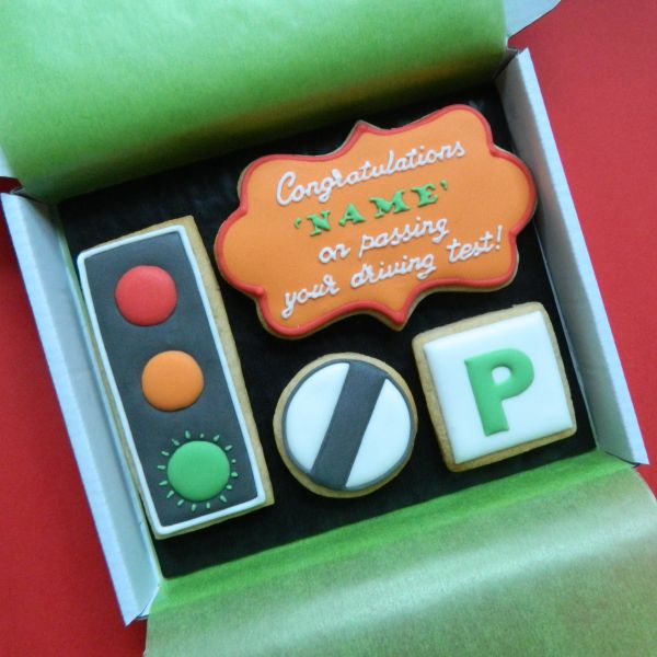 Driving Test Congrats Cookie Card